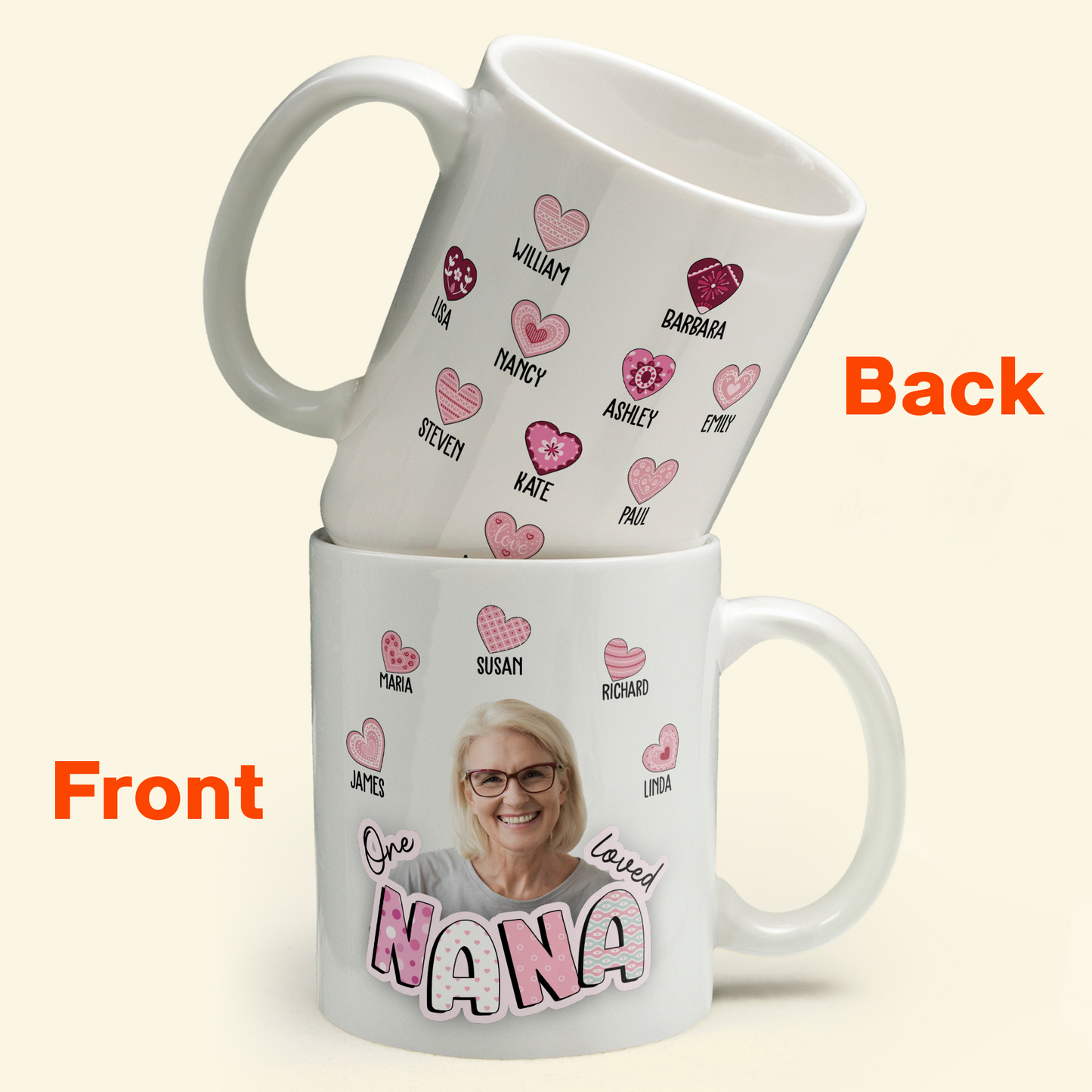 One Loved Grandma - Personalized Photo Mug