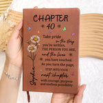 One More Chapter Of Life - Personalized Leather Journal