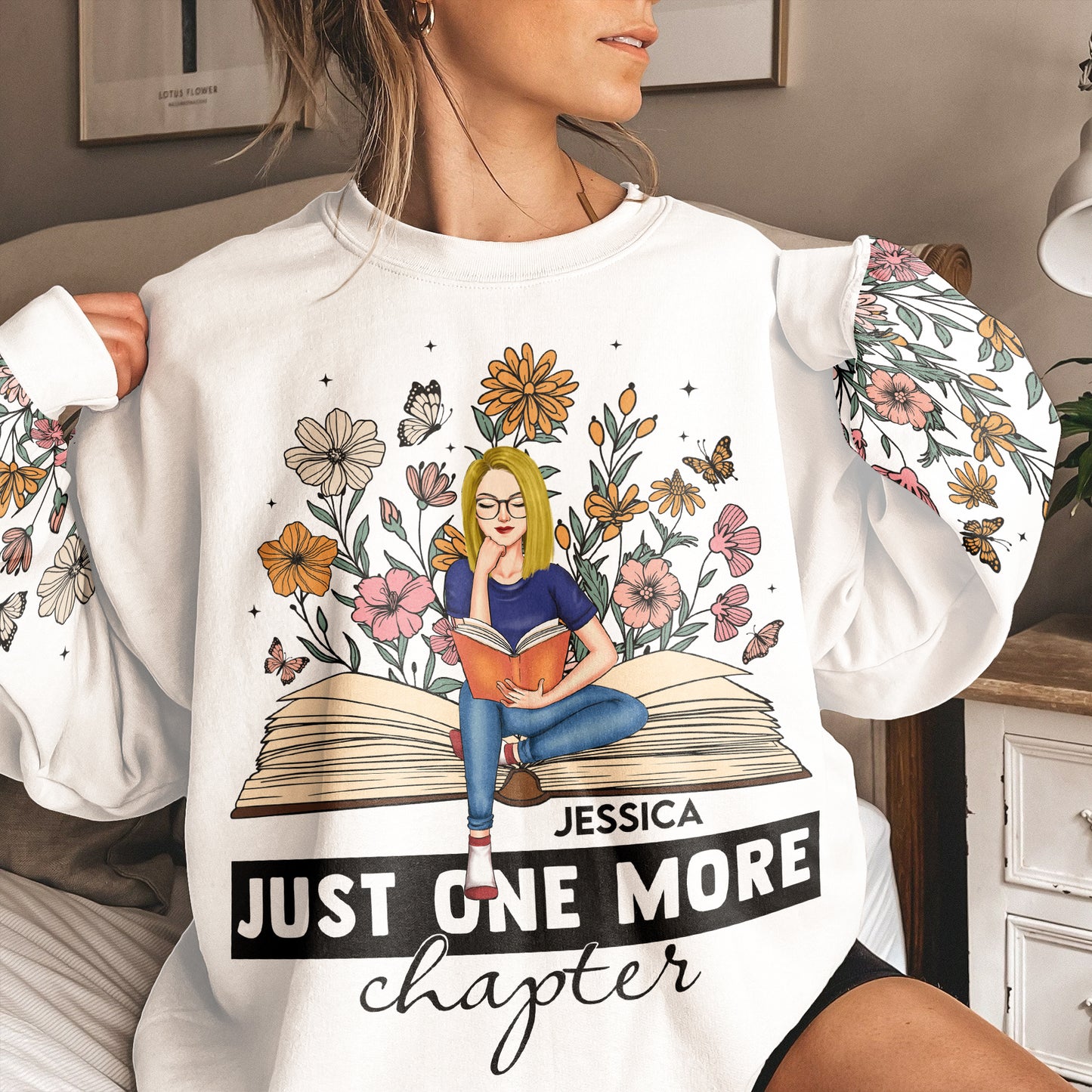 One More Chapter - Personalized 3D Printed Sweatshirt