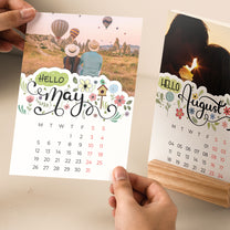 One More Year Together - Personalized Photo Easel Calendar