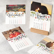 One More Year Together - Personalized Photo Easel Calendar