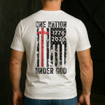 One Nation Under God 250 Years - Back Printed Shirt