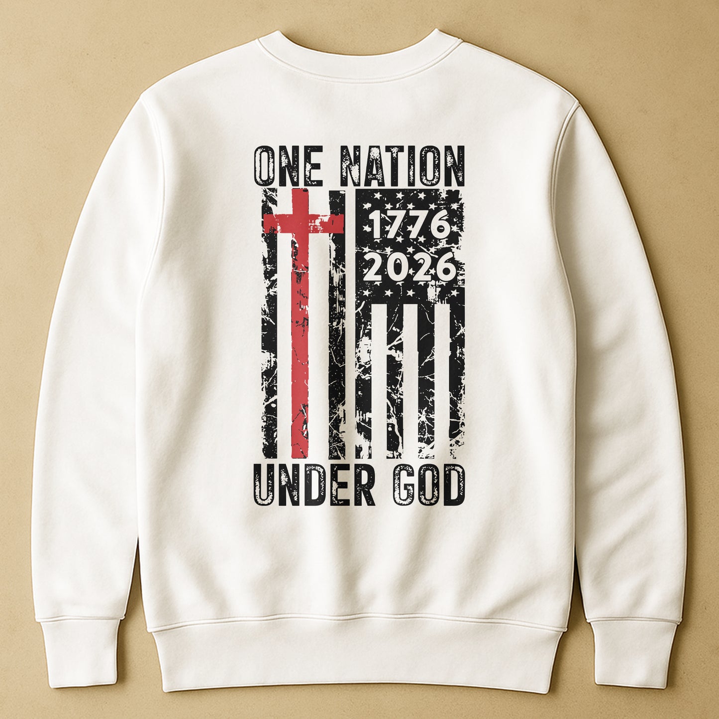 One Nation Under God 250 Years - Back Printed Shirt