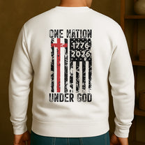 One Nation Under God 250 Years - Back Printed Shirt