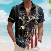One Nation Under God Jesus Christian 4 Of July Hawaiian Shirt - Custom Hawaiian Shirts