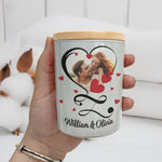 One Year Down Forever To Go Anniversary - Personalized Photo LED Tea Light Holder