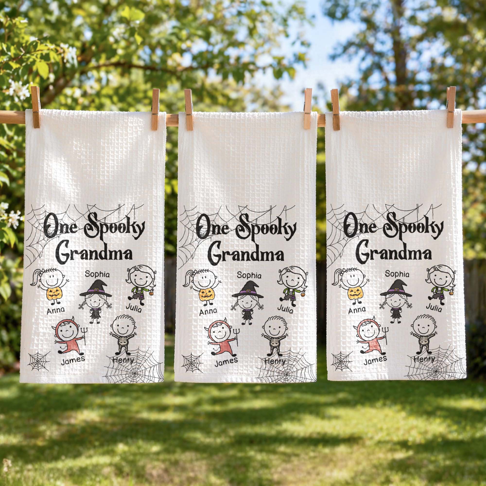 One-Spooky-Grandma-Doodle-Personalized-Kitchen-Towel-3