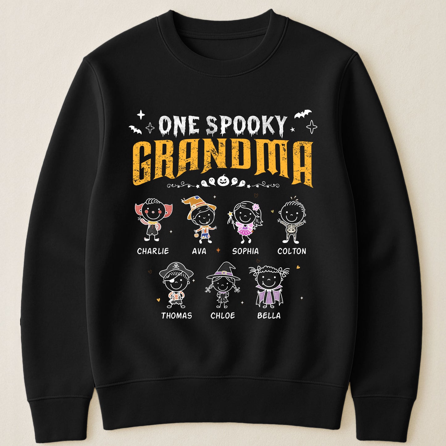 One-Spooky-Grandma-Doodle-Personalized-Shirt-4