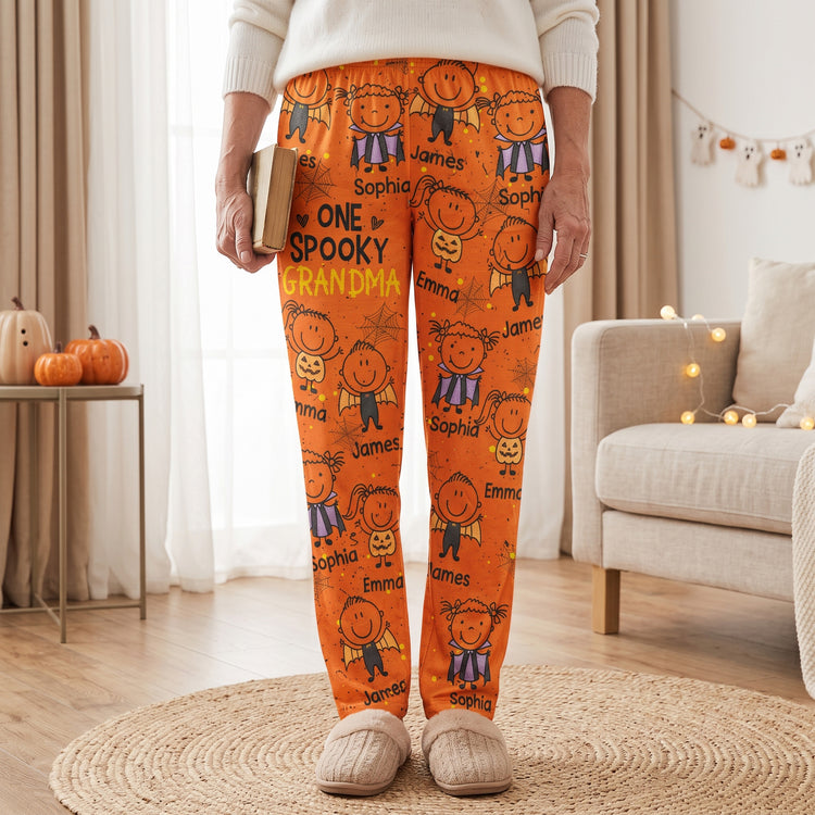 One-Spooky-Grandma-Personalized-Lounge-Pants-4