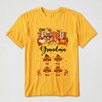 One-Thankful-Grandma-Custom-Grandkids-Turkey-Thanksgiving-Fall-Season-Decorations-Personalized-Shirt-4