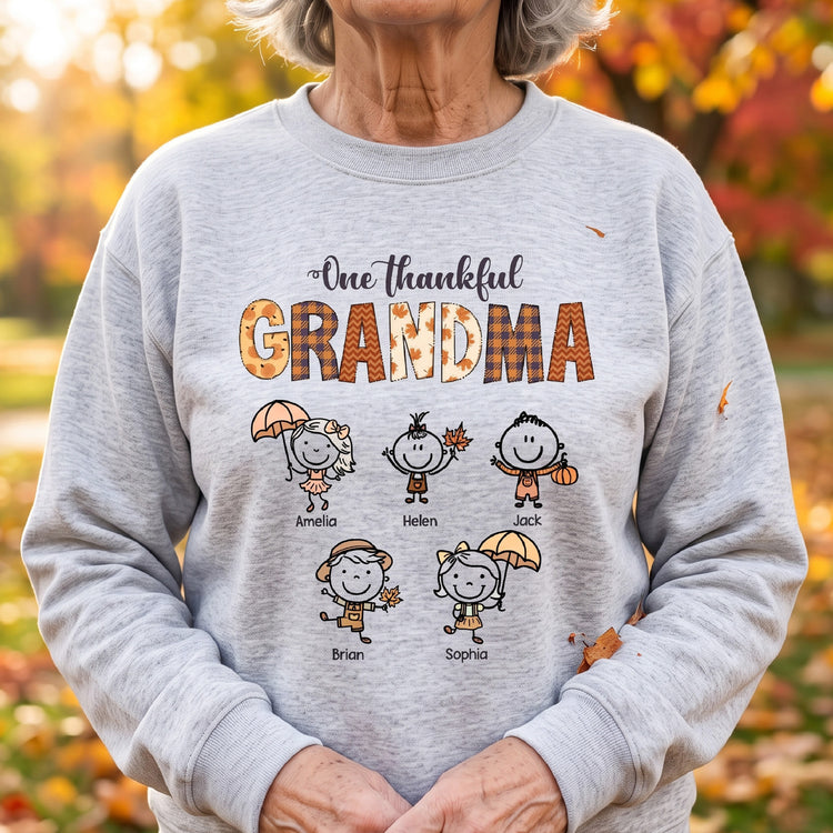 One-Thankful-Grandma-Doodle-Autumn-Vibe-Personalized-Shirt-2