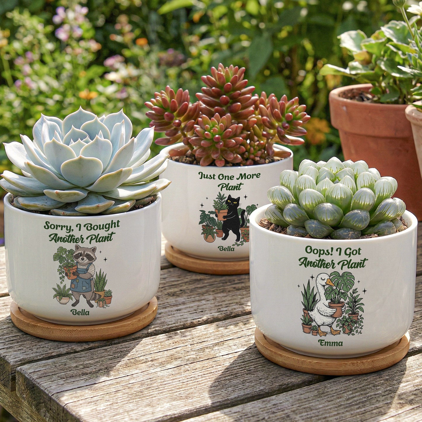 Oops! I Got Another Plant - Personalized Ceramic Plant Pot