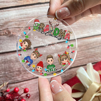 Ornament Gifts For Grandma Claus - Personalized Acrylic Ornament