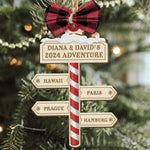 Our Adventure 2026 - Personalized Wooden Ornament