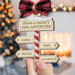 Our Adventure 2026 - Personalized Wooden Ornament