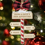Our Adventure 2026 - Personalized Wooden Ornament