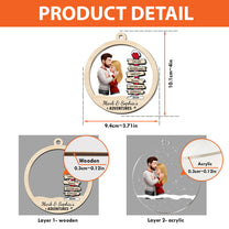 Our Adventures - Personalized Wood And Acrylic Ornament