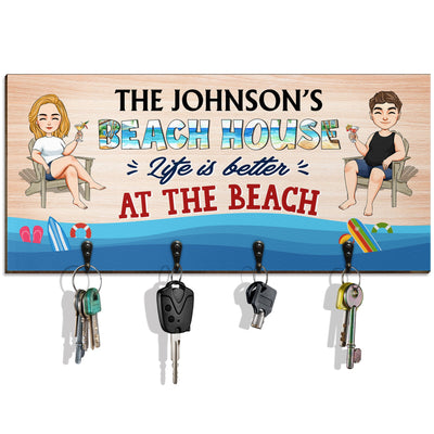 Our Beach House - Personalized Key Holder