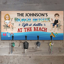 Our Beach House - Personalized Custom Key Holder