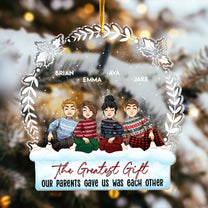 Our Best Gift Is Each Other - Personalized Acrylic Ornament