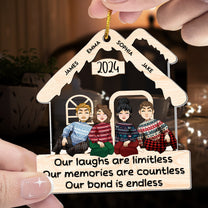 Our Bond Is Endless - Personalized Acrylic Ornament