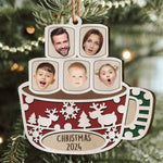 Our Family 2026 - Personalized Wooden Photo Ornament