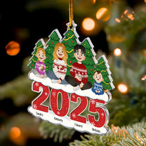 Our Family Christmas 2025 - Personalized Acrylic Ornament