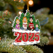 Our Family Christmas 2025 - Personalized Acrylic Ornament