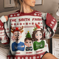 Our Family Christmas - Personalized Ugly Sweater