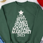 Our Family Christmas Tree 2026 - Personalized SweatShirt