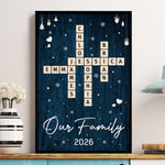 Our Family Scrabble - Personalized Poster