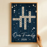 Our Family Scrabble - Personalized Poster