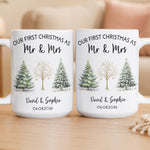 Our First Christmas As Mr & Mrs - Personalized Mug