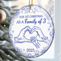 Our First Christmas - Personalized Ceramic Ornament