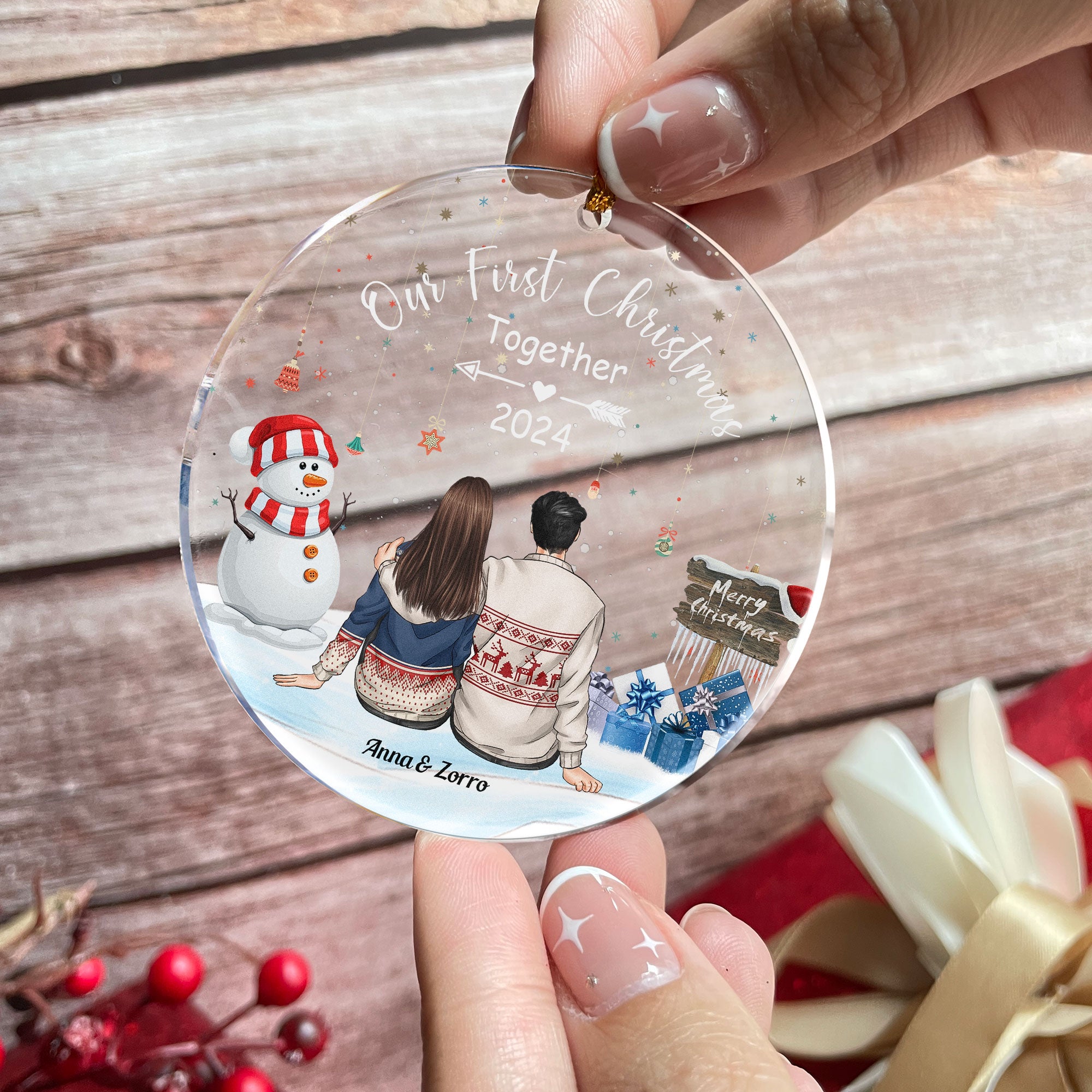 Our First Christmas Together - Personalized First Christmas Ornament