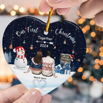 ORN08-Our Family - Personalized Heart Ornament