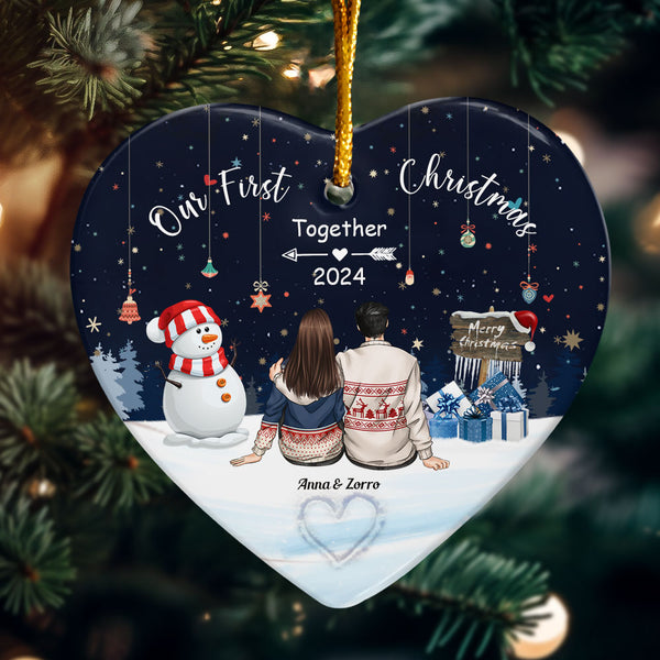 First year together on sale christmas ornaments