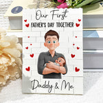 Our First Father's Day Together - Personalized Building Brick