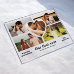 Our First Year - Personalized Acrylic Photo Plaque