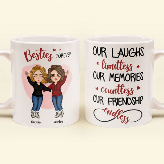 Our Friendship Is Endless - Personalized Mug