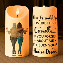 Our Friendship Is Like This Candle - Personalized LED Candle