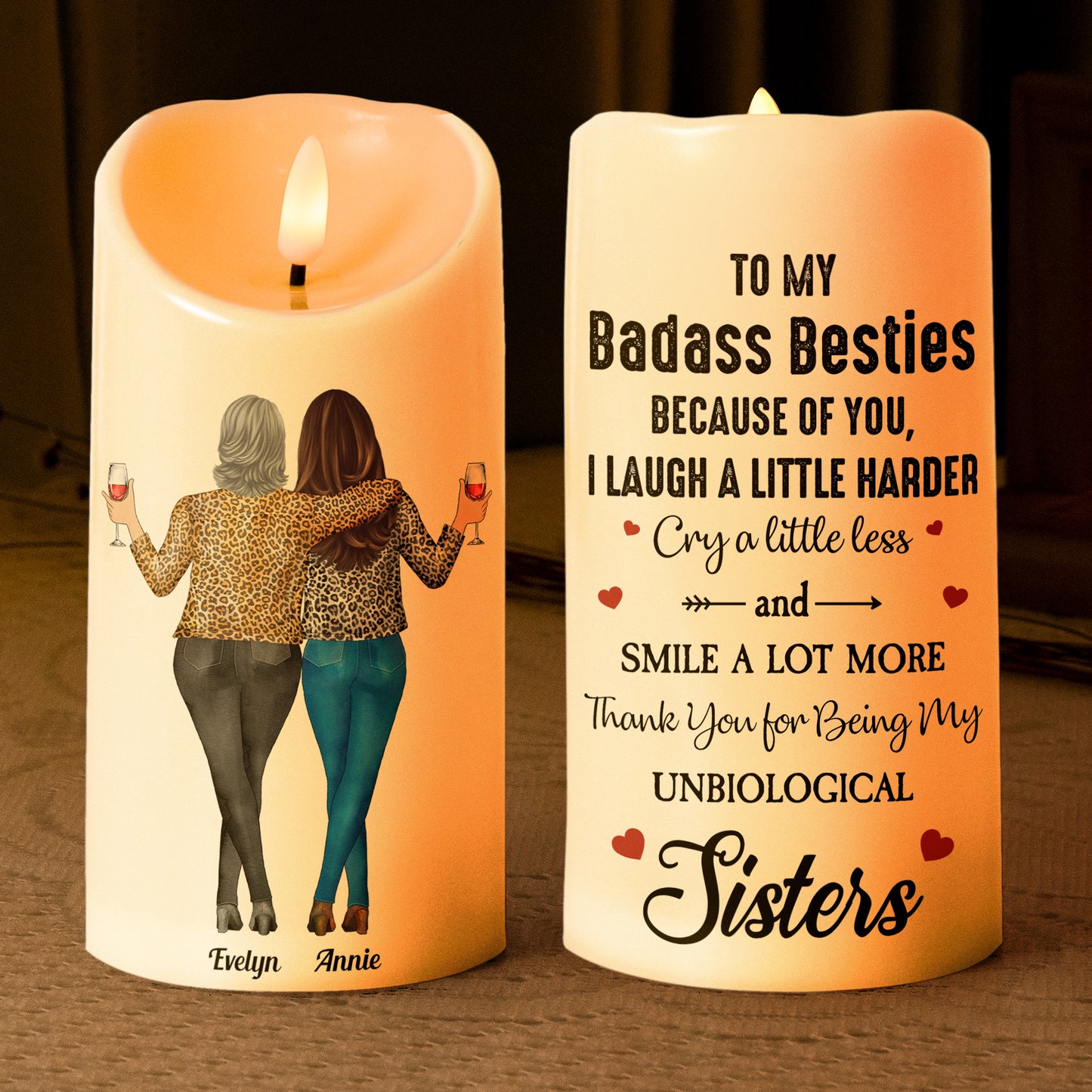 Our Friendship Is Like This Candle - Personalized LED Candle