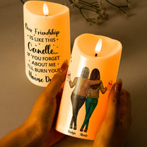 Our Friendship Is Like This Candle - Personalized LED Candle