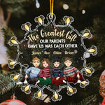 Our Gift Is Each Other - Personalized Acrylic Ornament