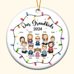 Our Grandkids - Personalized Ceramic Ornament