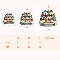 Our Grandkids Snowman - Personalized Wood Sign