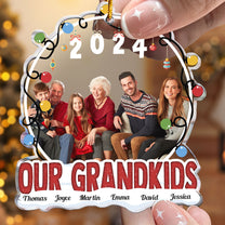 Our Grandkids - Personalized Acrylic Photo Ornament