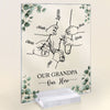 Our Grandpa, Our Hero - Personalized Acrylic Plaque