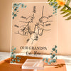 Our Grandpa, Our Hero - Personalized Acrylic Plaque