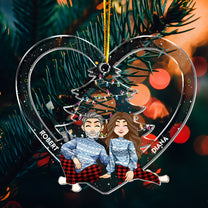 Our Hearts Become One - Personalized Acrylic Ornament